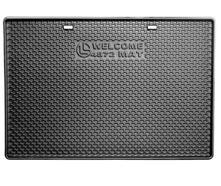 Double L® 4872 4x6' Creep Plastic Mat w/Feed Lip - Midwest